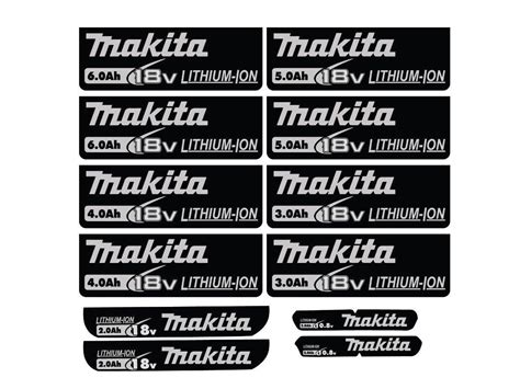 makita sticker|stickers for makita batteries.